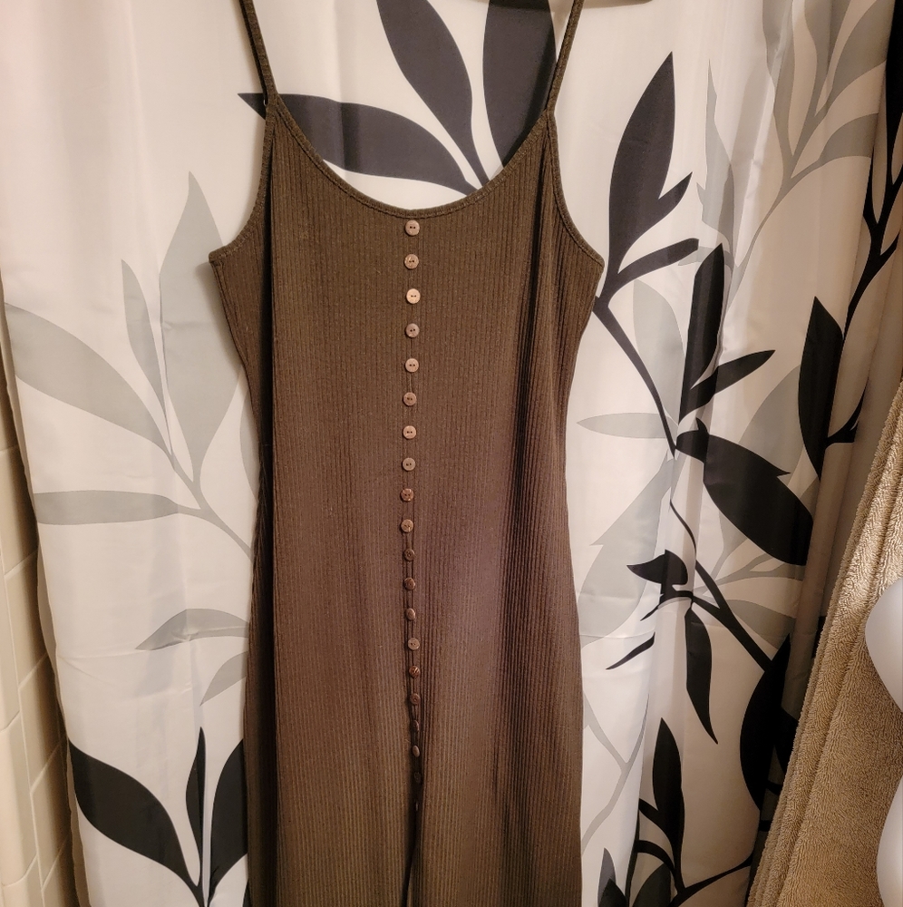 Olive green sundress